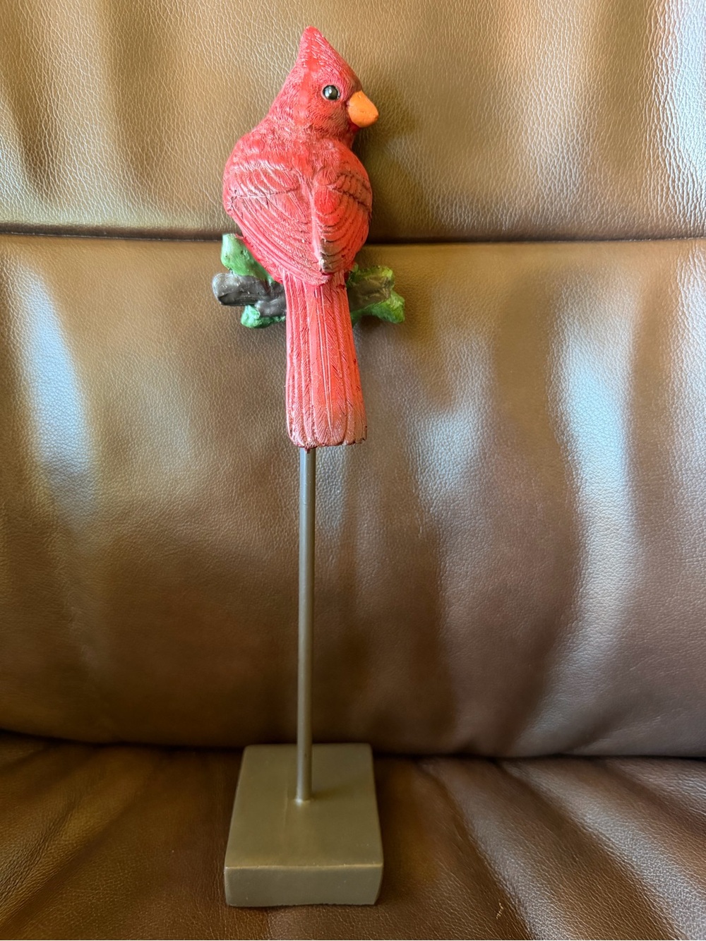 Red Cardinal Bird Decorative Perch 11”x2”-Stylish Table Accent NWT Retail $27.95 - Picture 4 of 8